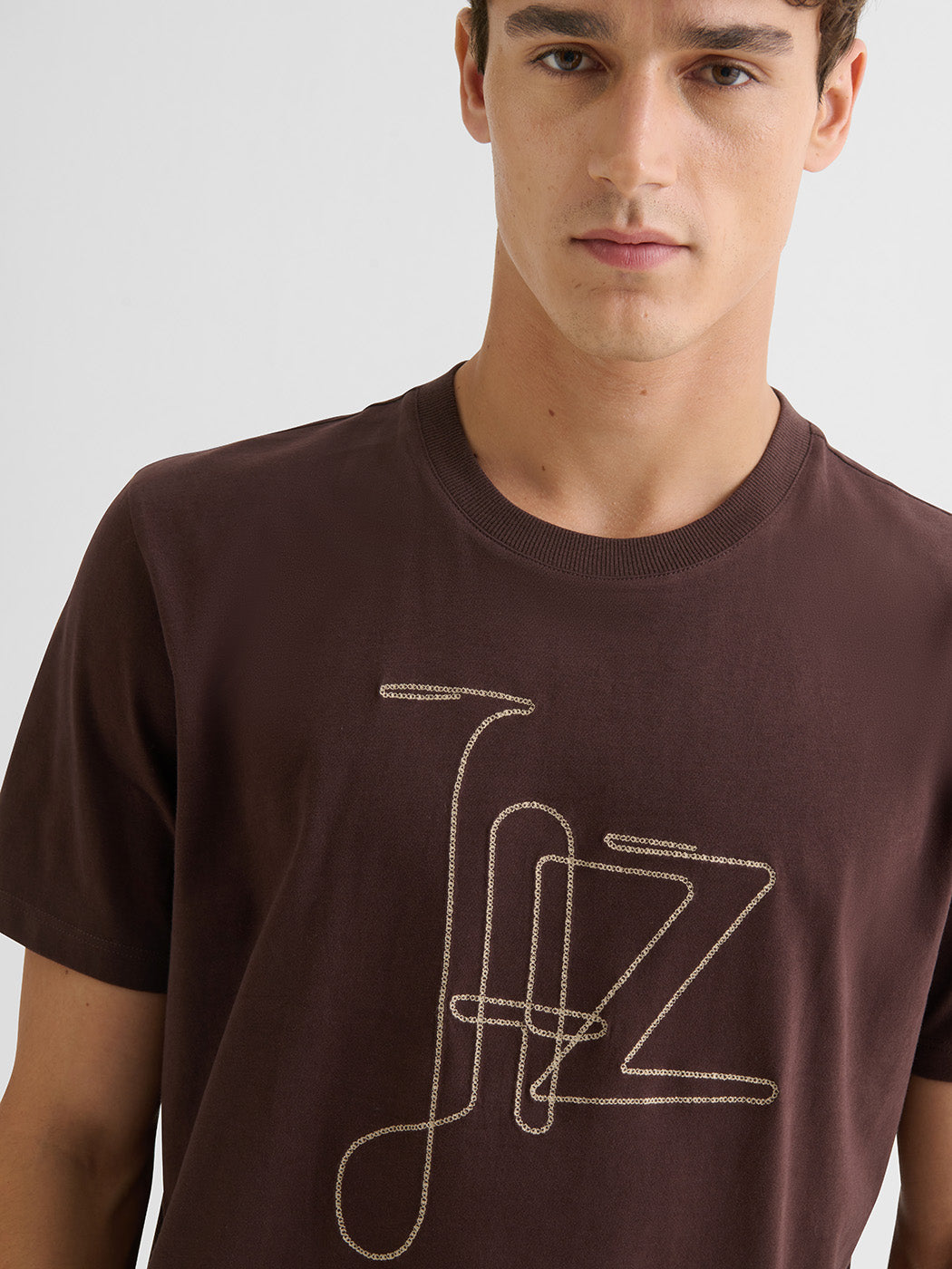 T-shirt col rond suédé - DEVRED 1902