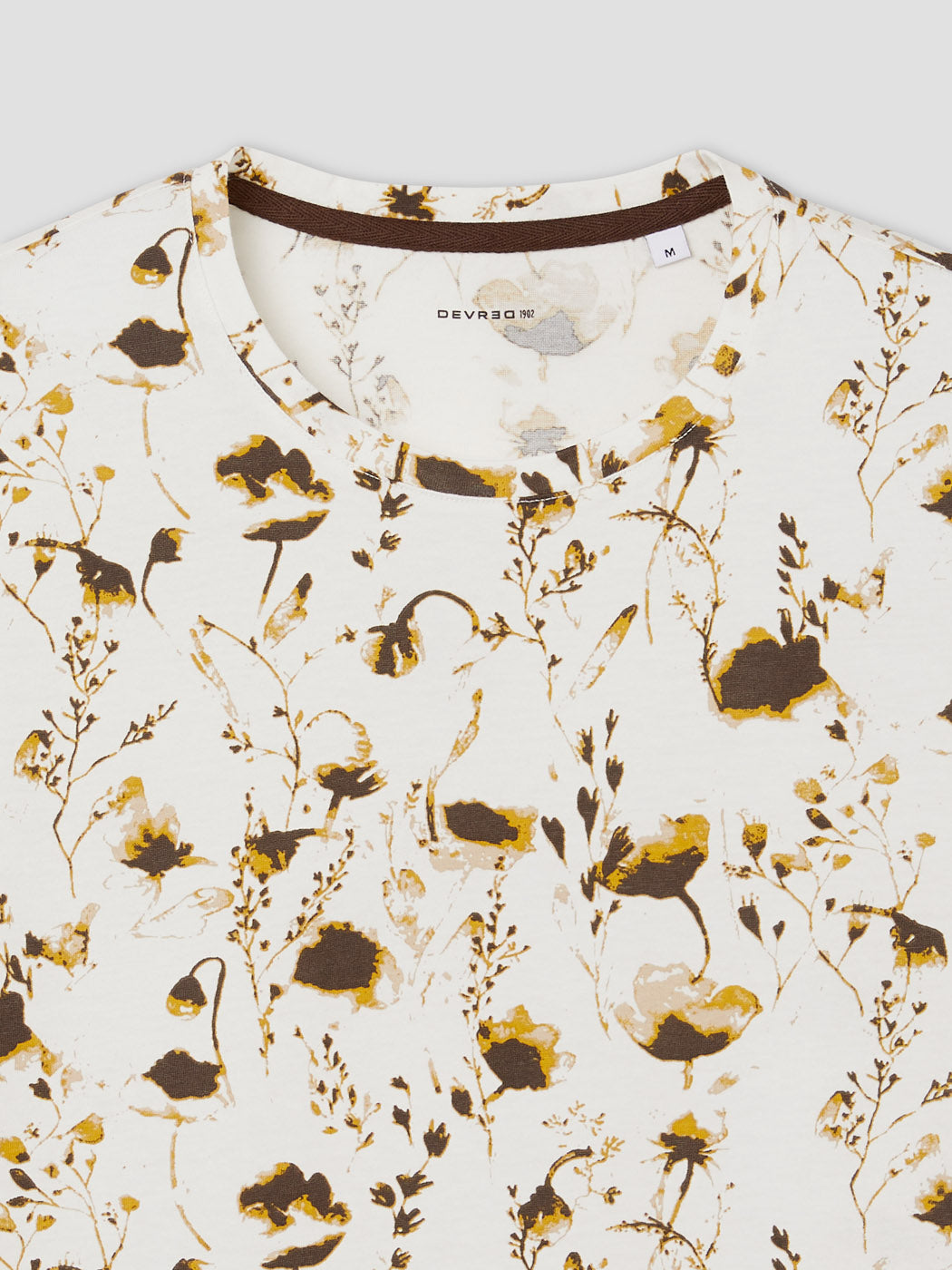 T-shirt col rond fleuri - DEVRED 1902