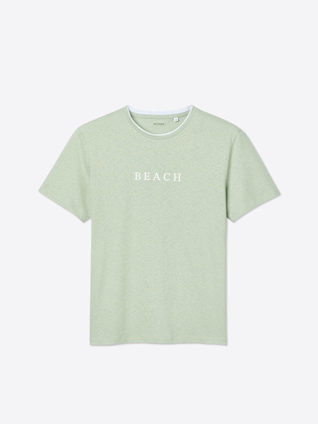 T-shirt col rond en coton lin - DEVRED 1902