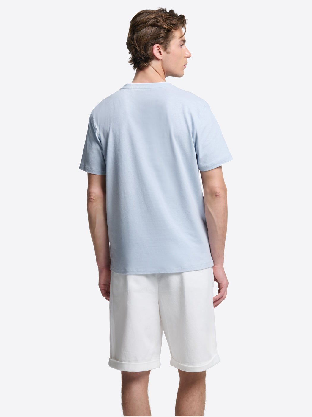 T-shirt col rond en coton lin - DEVRED 1902