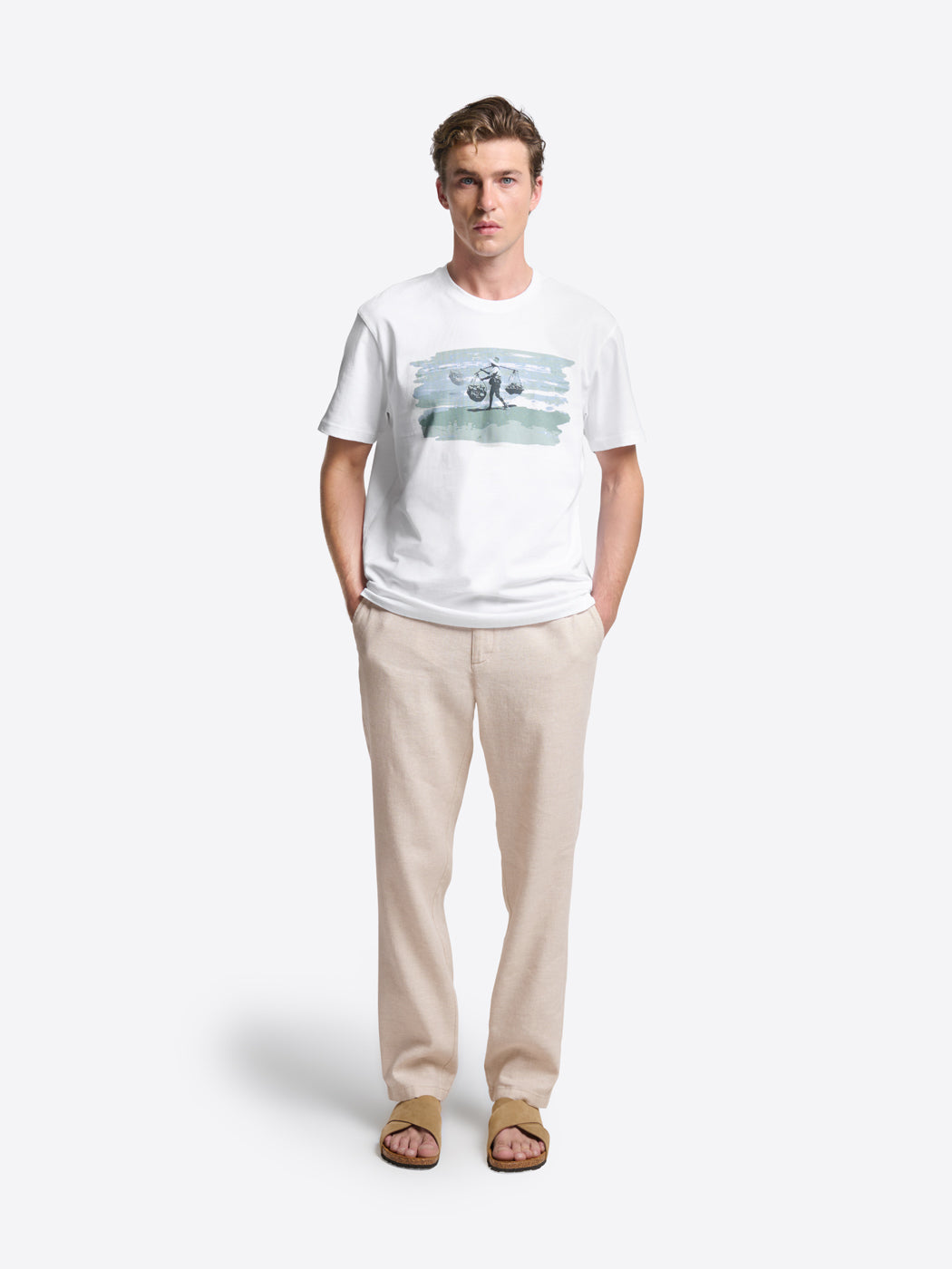 T-shirt col rond en coton - DEVRED 1902