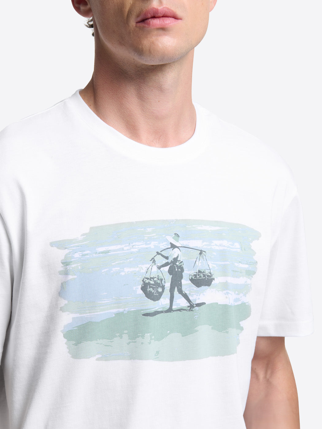 T-shirt col rond en coton - DEVRED 1902