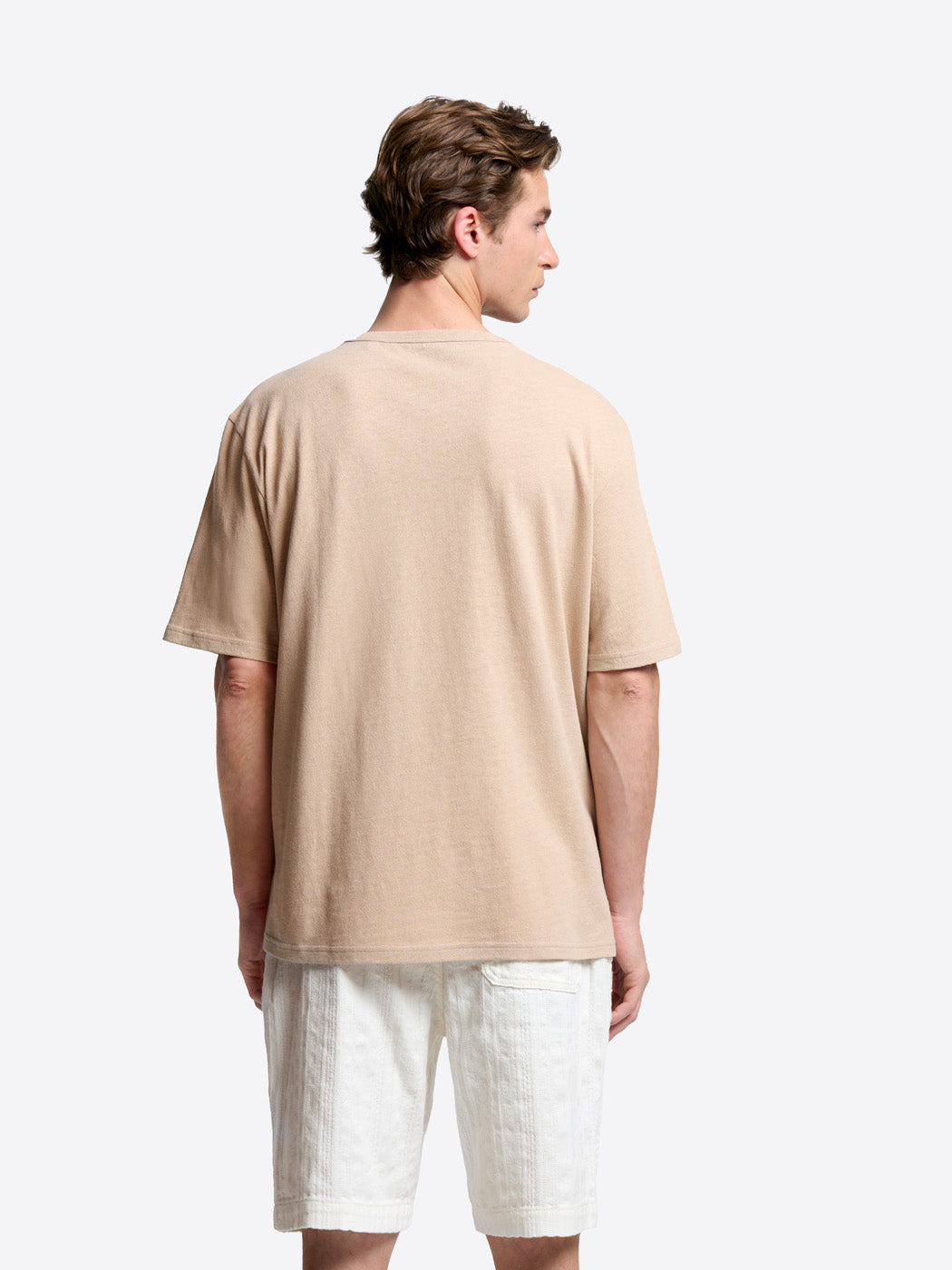 T-shirt col rond en coton lin - DEVRED 1902