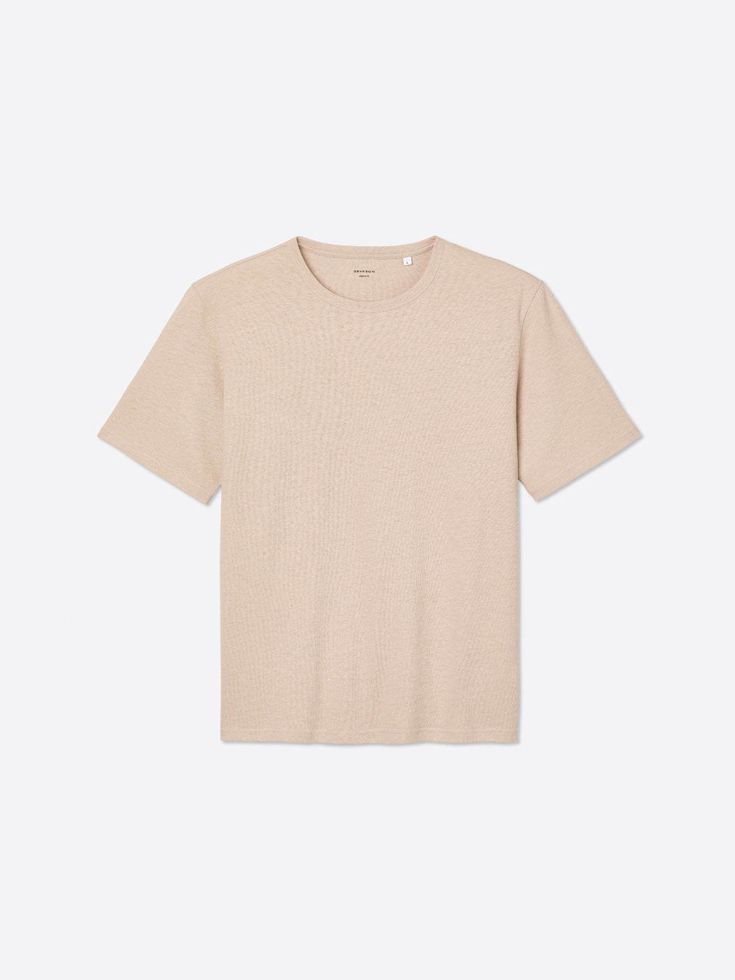T-shirt col rond en coton lin - DEVRED 1902