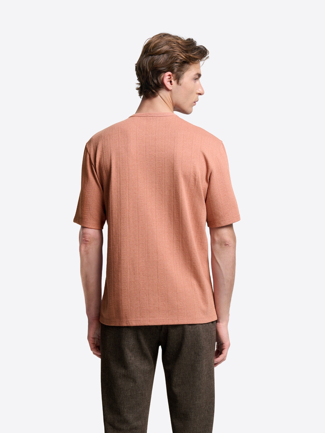 T-shirt col rond en jacquard - DEVRED 1902