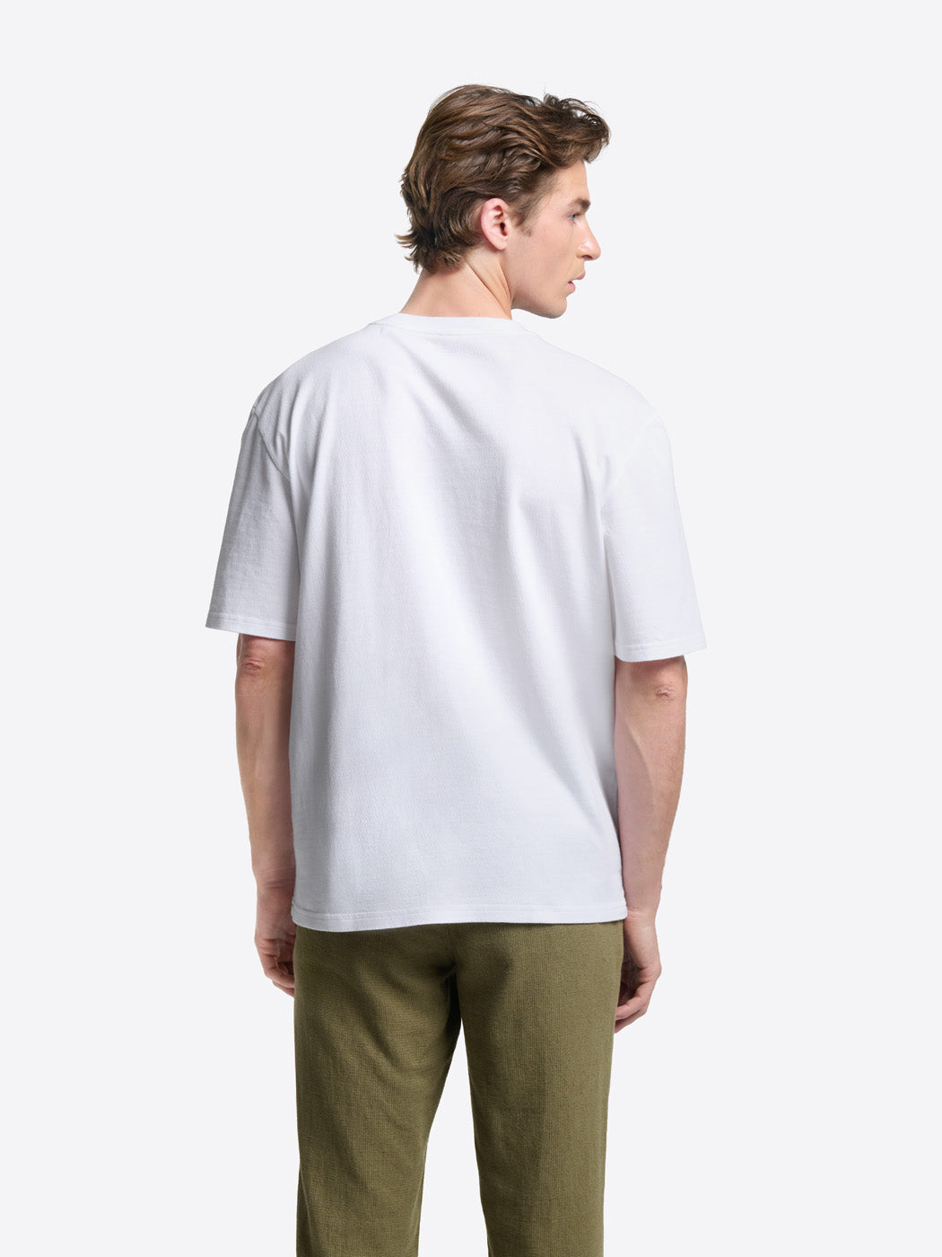 T-shirt col V effet crêpé - DEVRED 1902