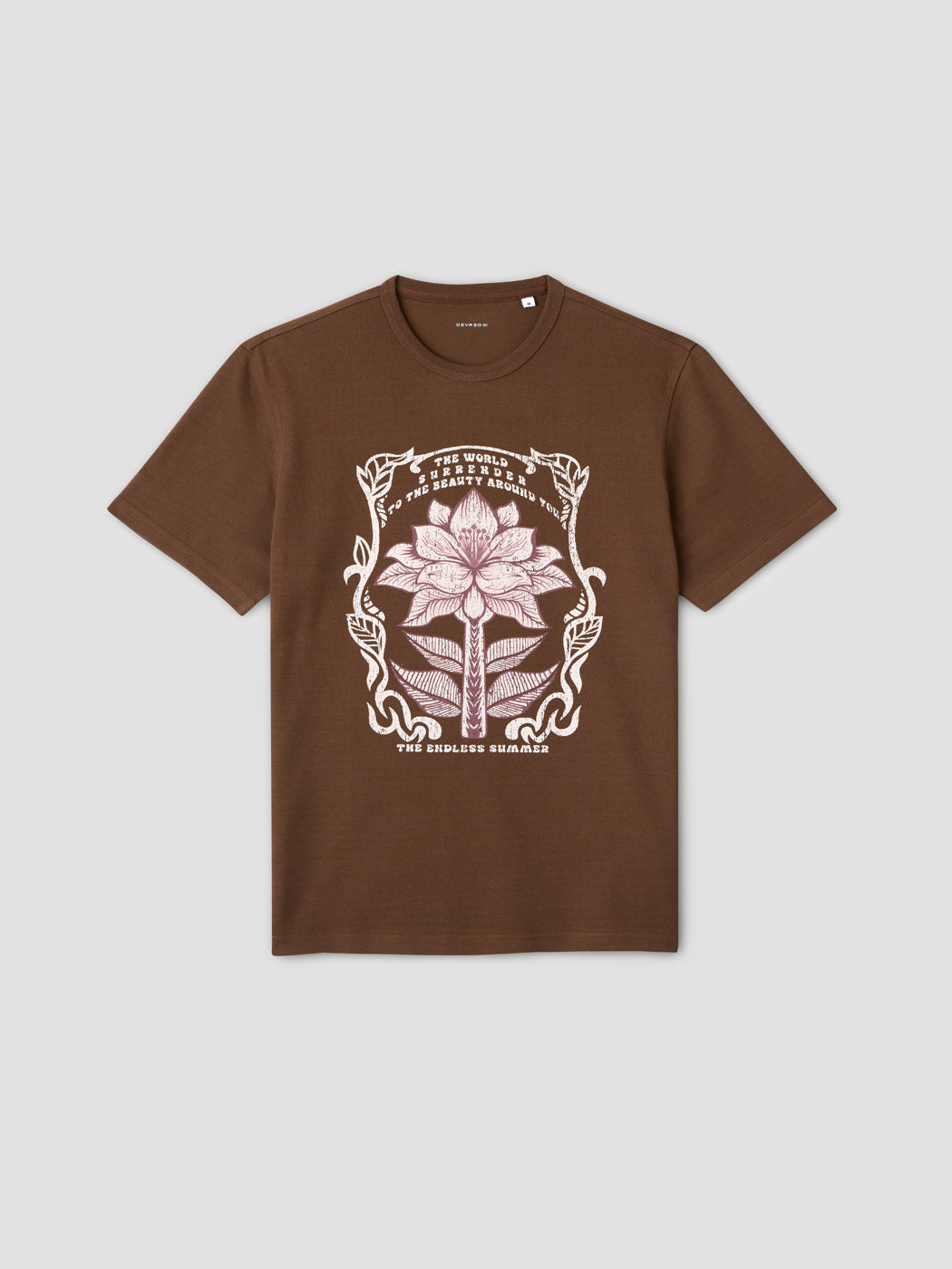 T-shirt col rond à motifs. - DEVRED 1902