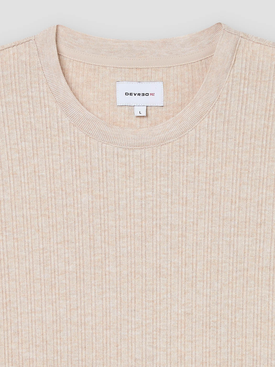 T-shirt col rond chiné - DEVRED 1902