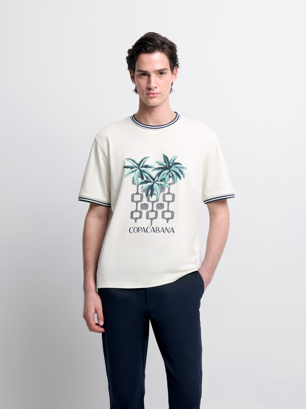 T-shirt col rond imprimé - DEVRED 1902