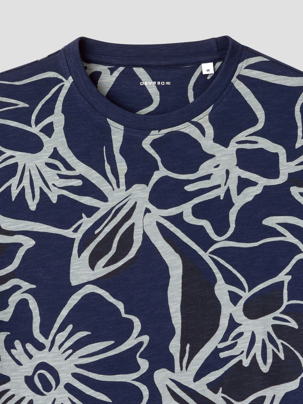 T-shirt col rond à motifs - DEVRED 1902