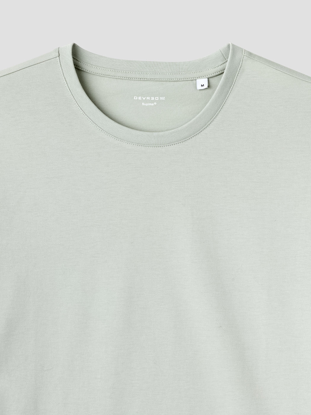 T-shirt col rond en coton Supima® - DEVRED 1902