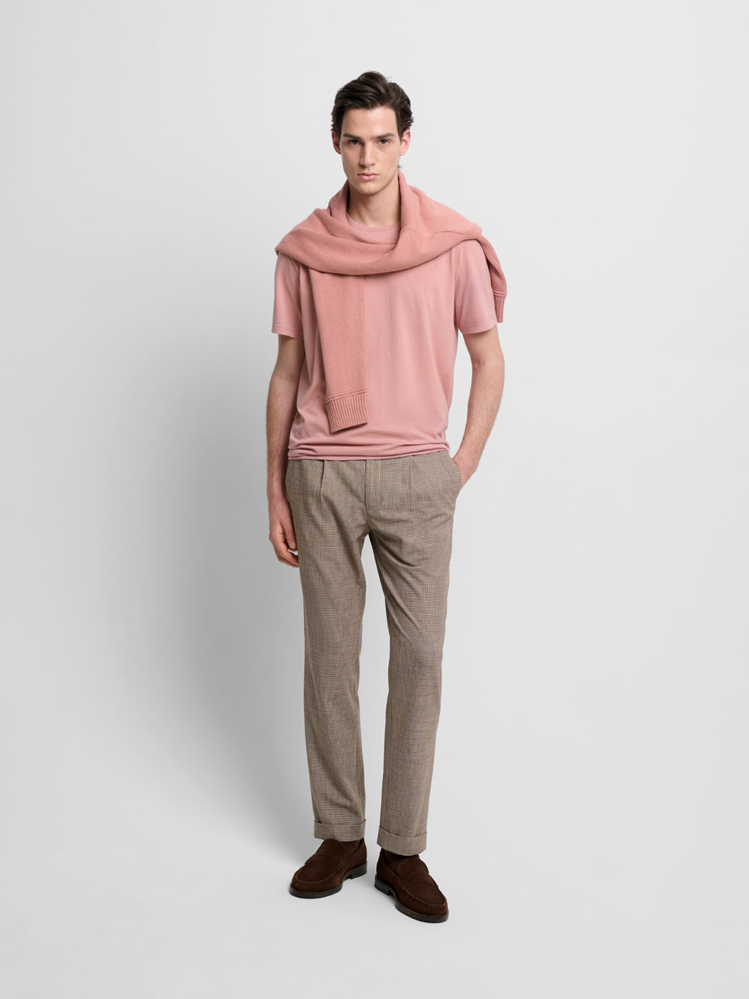 T-shirt col rond en coton Supima® - DEVRED 1902