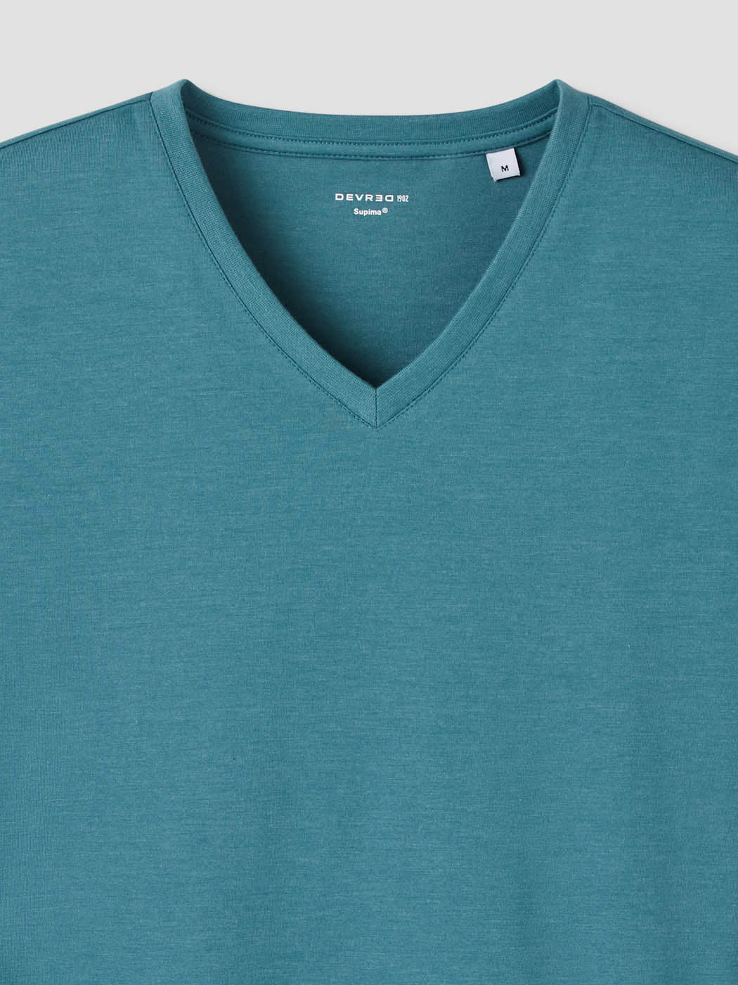 T-shirt col V en coton Supima® - DEVRED 1902