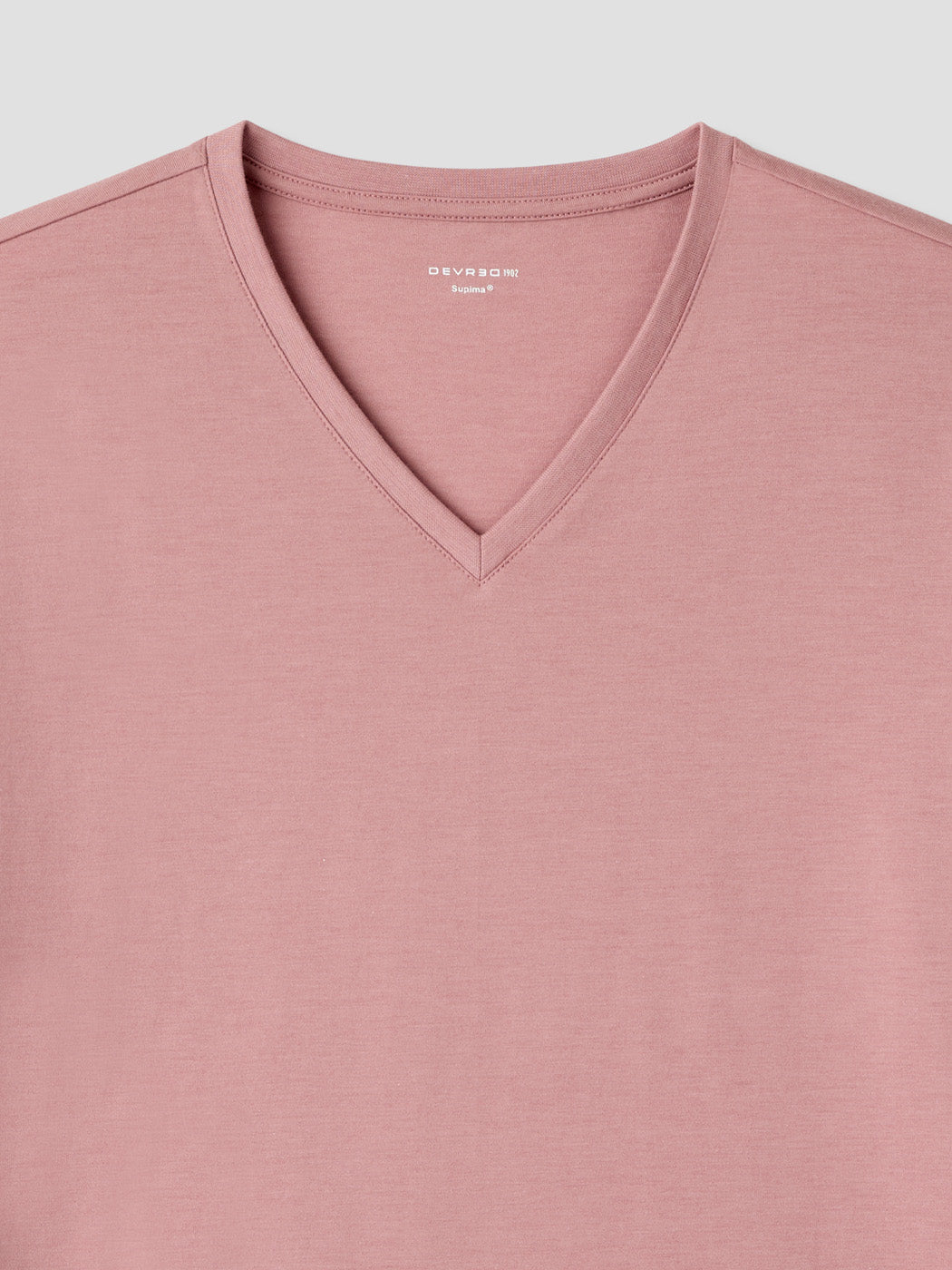 T-shirt col V en coton Supima® - DEVRED 1902