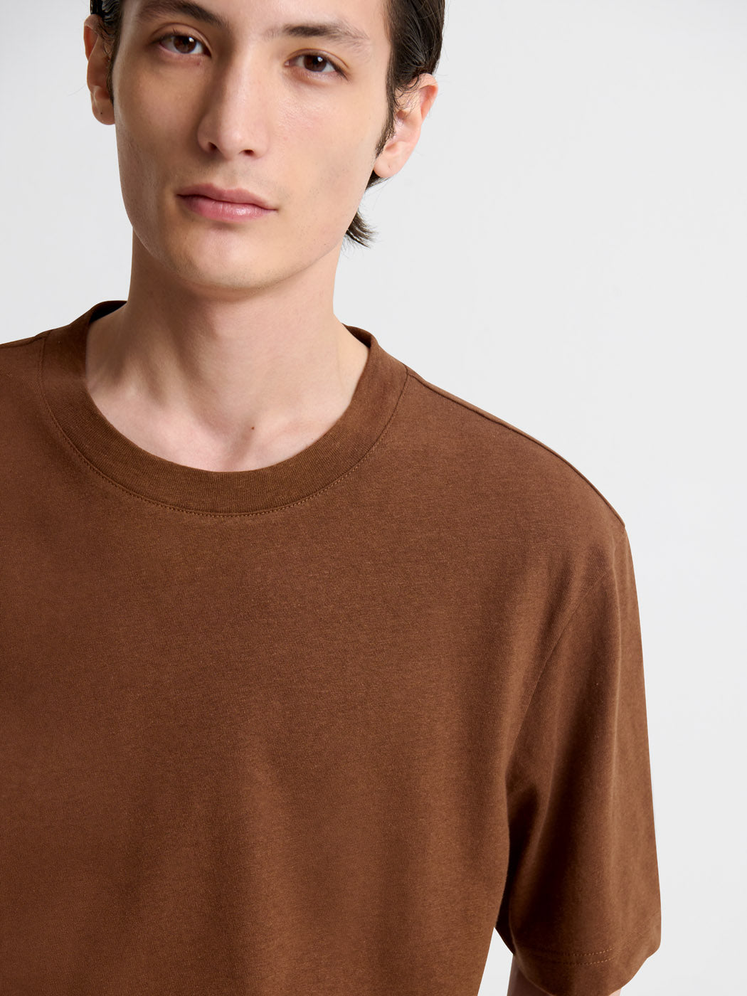 T-shirt col rond en coton lin - DEVRED 1902