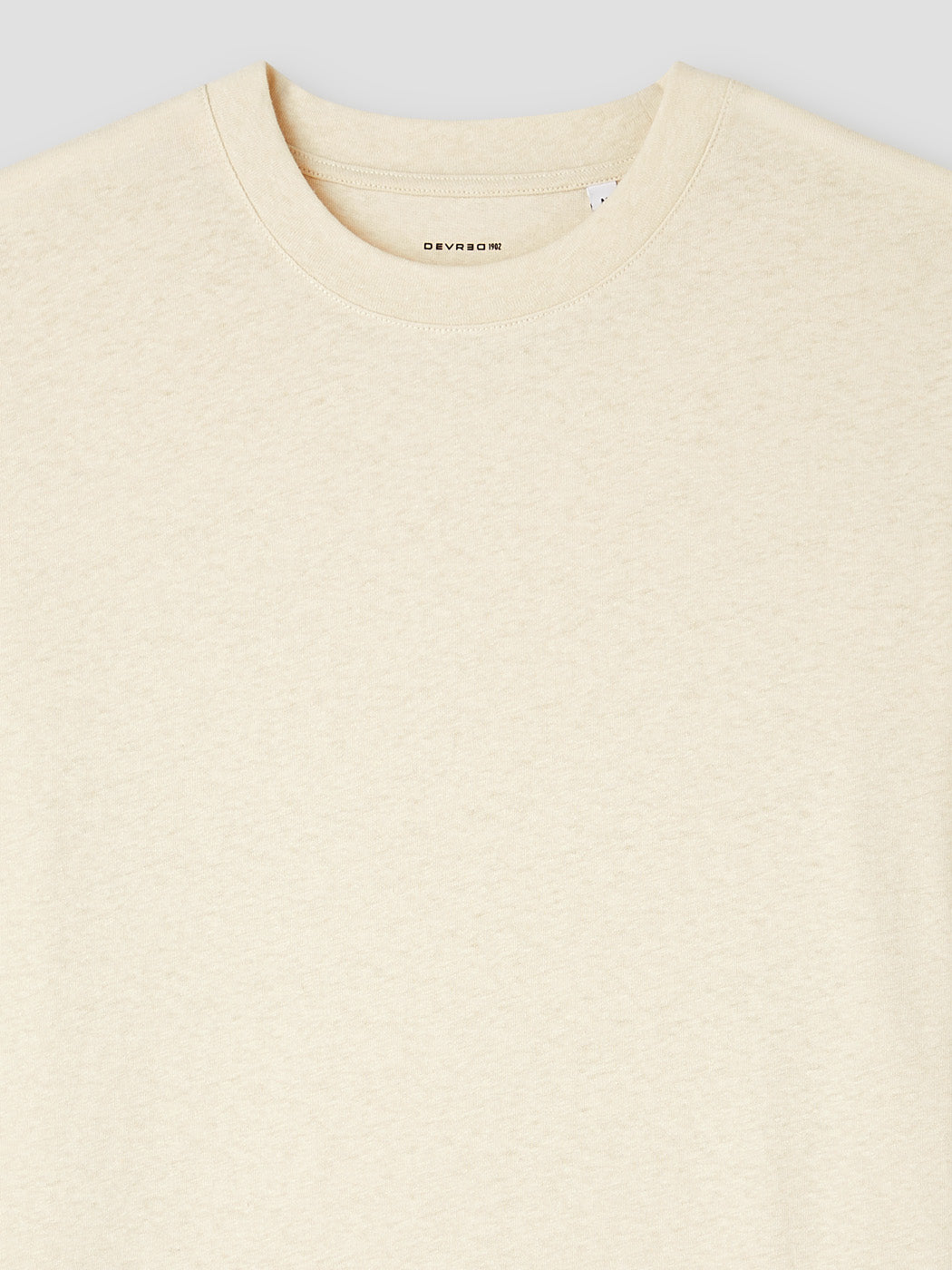 T-shirt col rond en coton lin - DEVRED 1902