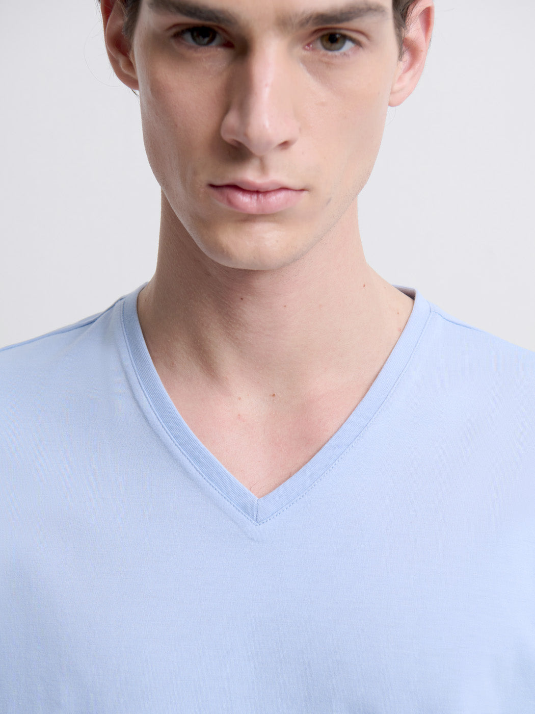T-shirt col V en coton Supima® - DEVRED 1902