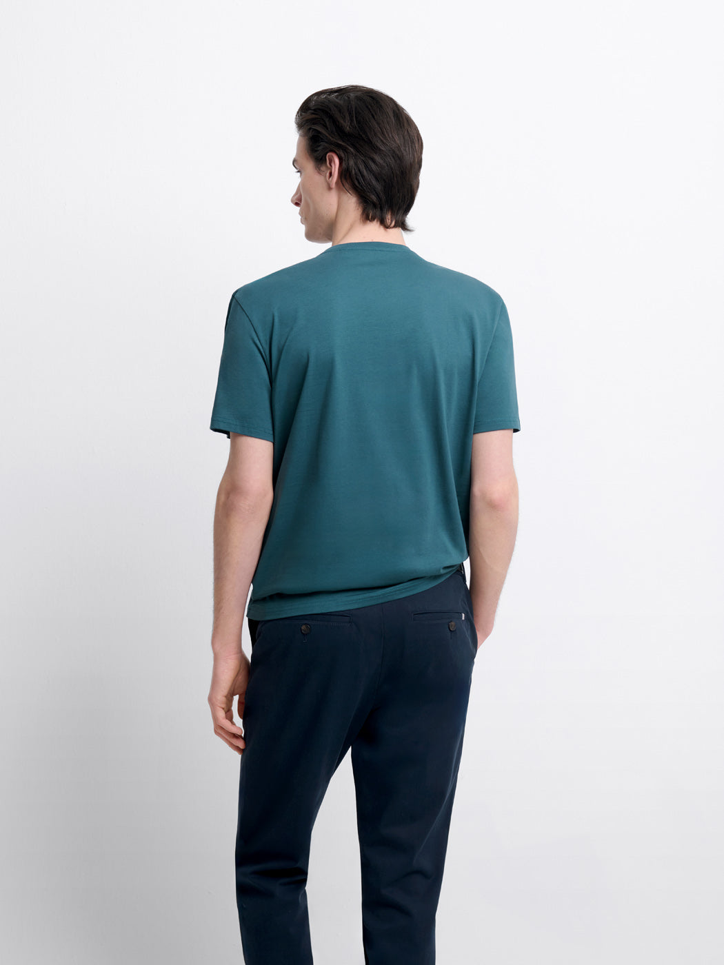 T-shirt col V en coton Supima® - DEVRED 1902