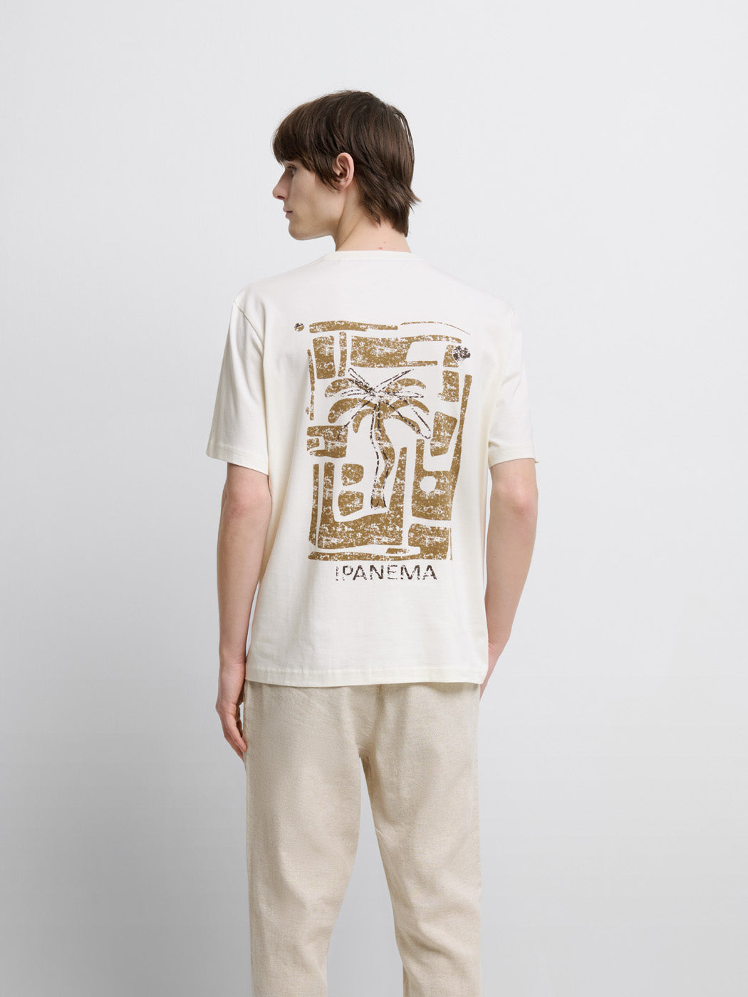 T-shirt col rond à motifs - DEVRED 1902