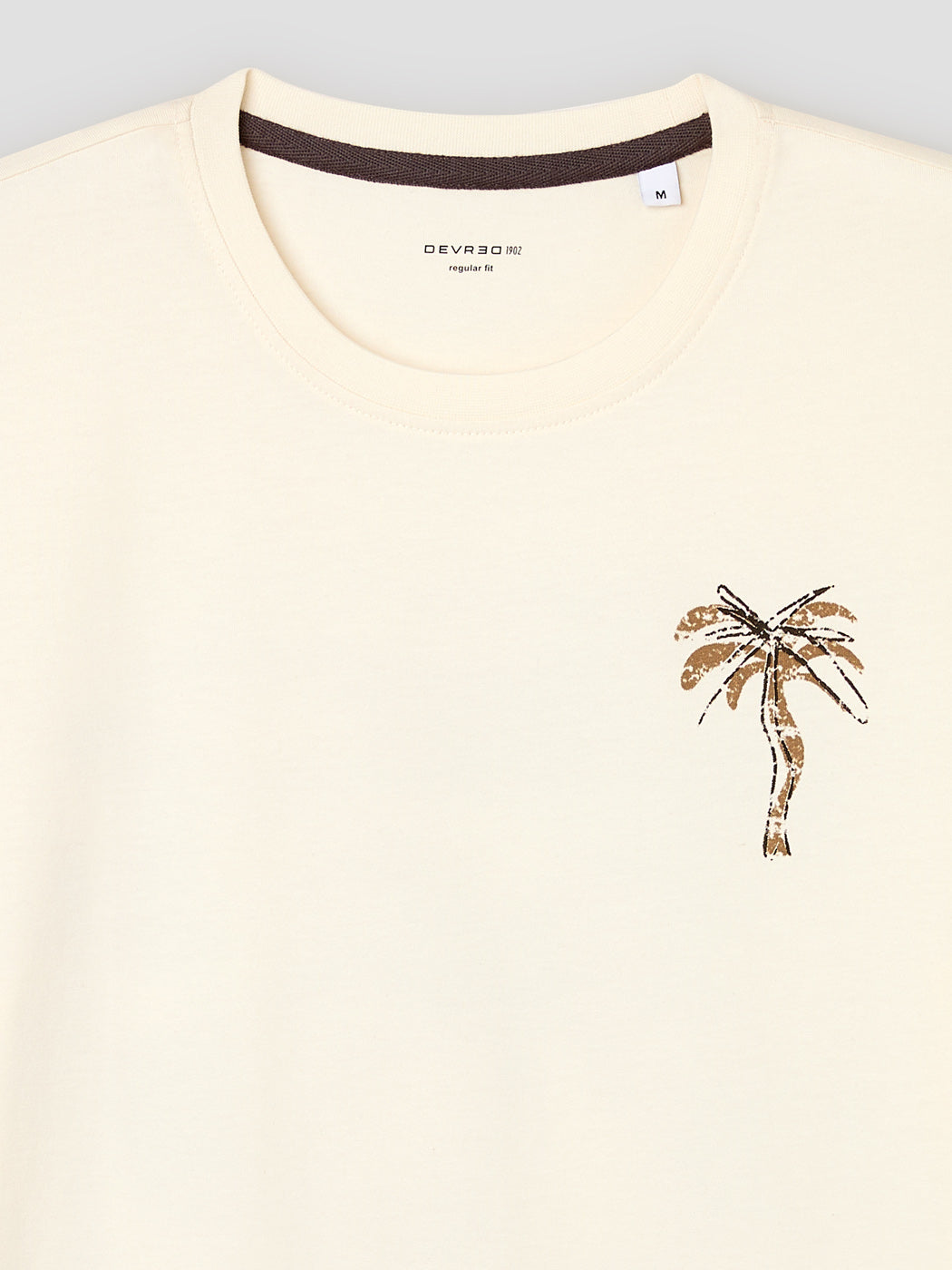 T-shirt col rond à motifs - DEVRED 1902