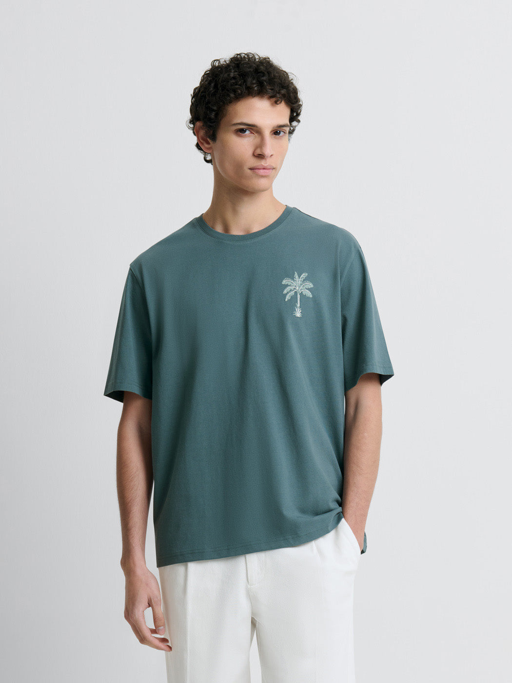 T-shirt col rond à motifs - DEVRED 1902