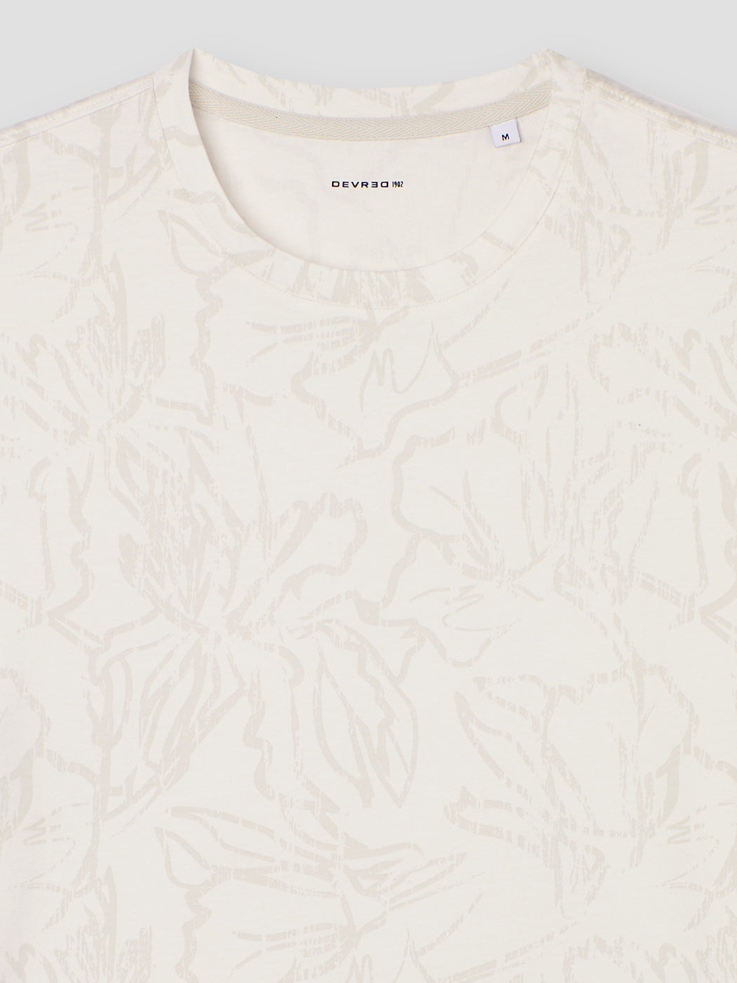T-shirt col rond fleuri - DEVRED 1902