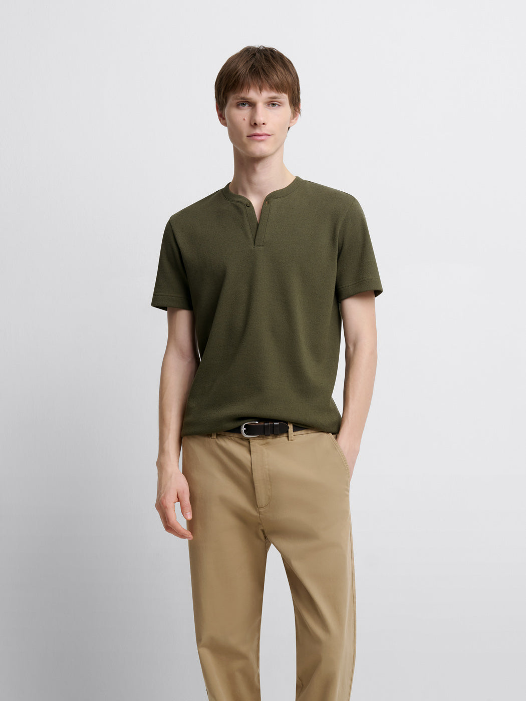 T-shirt col tunisien regular - DEVRED 1902