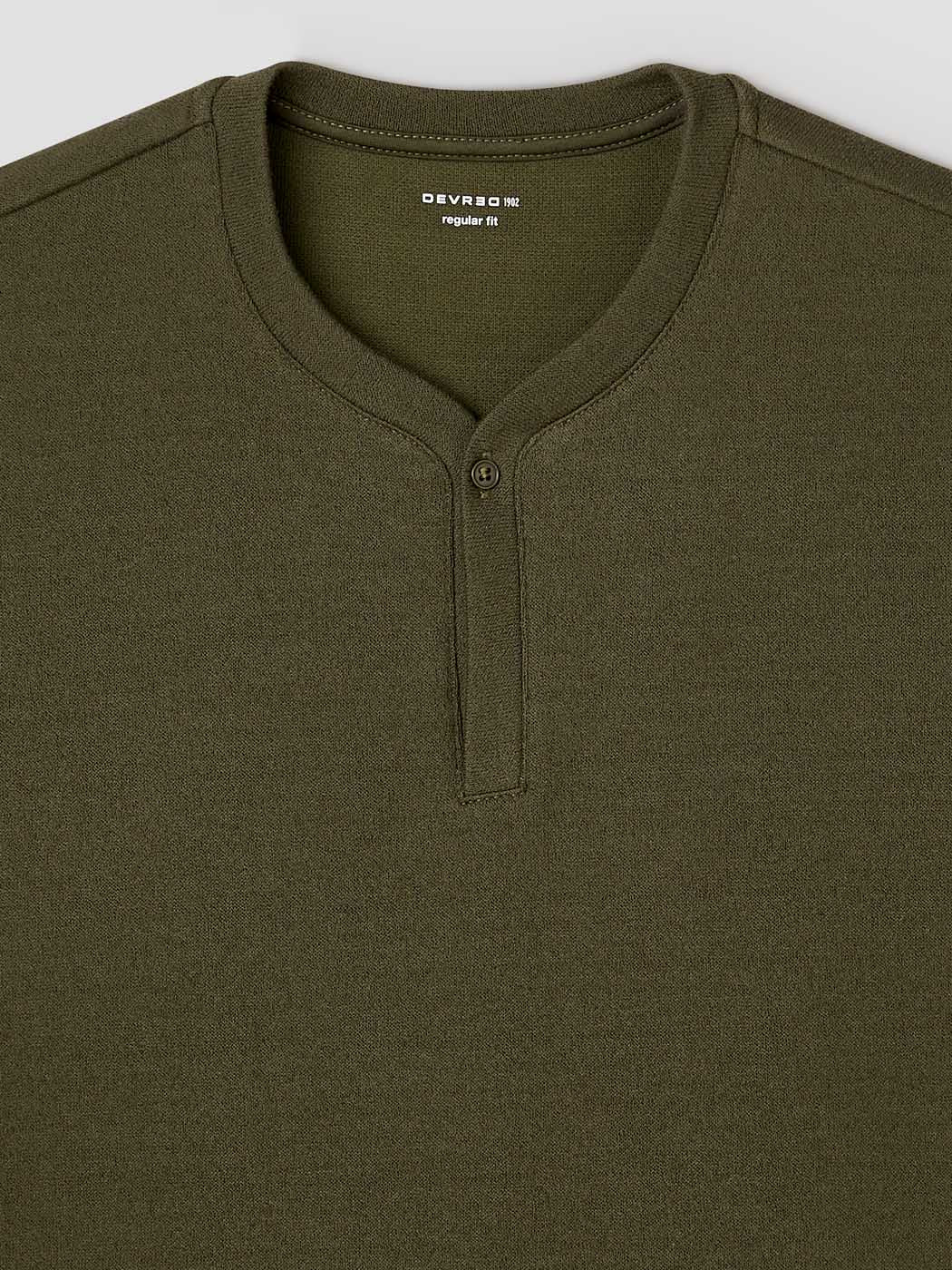 T-shirt col tunisien regular - DEVRED 1902