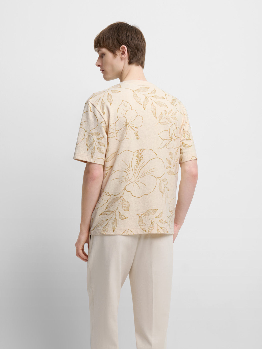 T-shirt col rond fleuri - DEVRED 1902