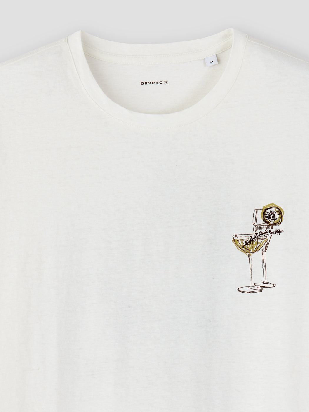 T-shirt col rond à motifs - DEVRED 1902
