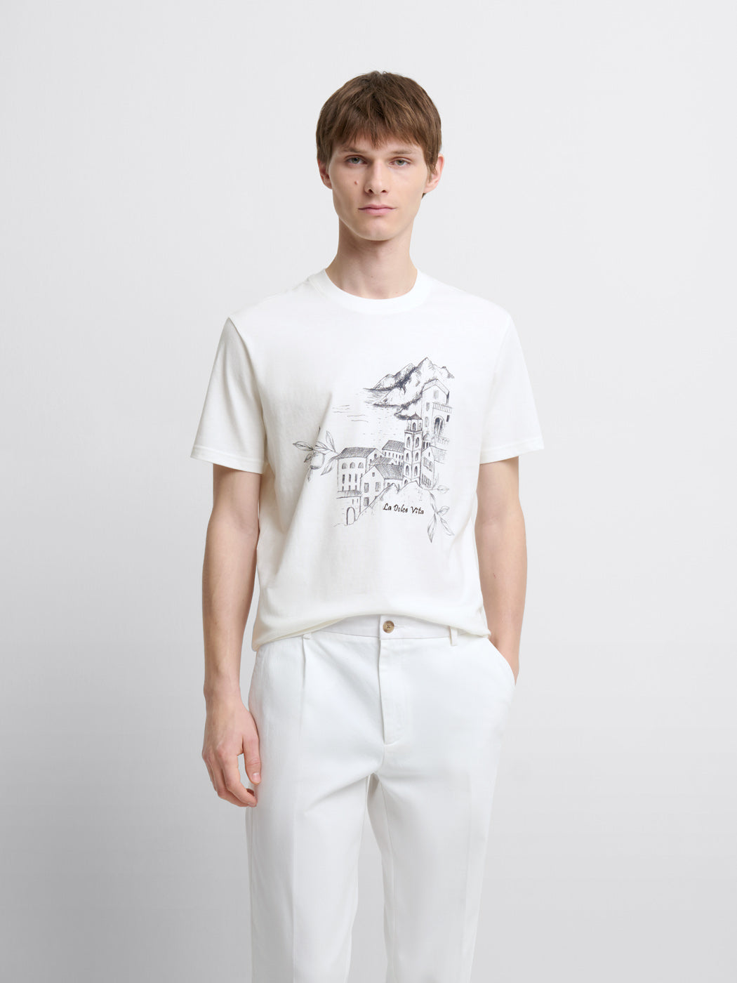 T-shirt col rond en coton - DEVRED 1902