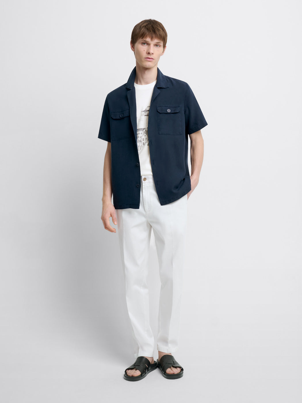 T-shirt col rond en coton - DEVRED 1902