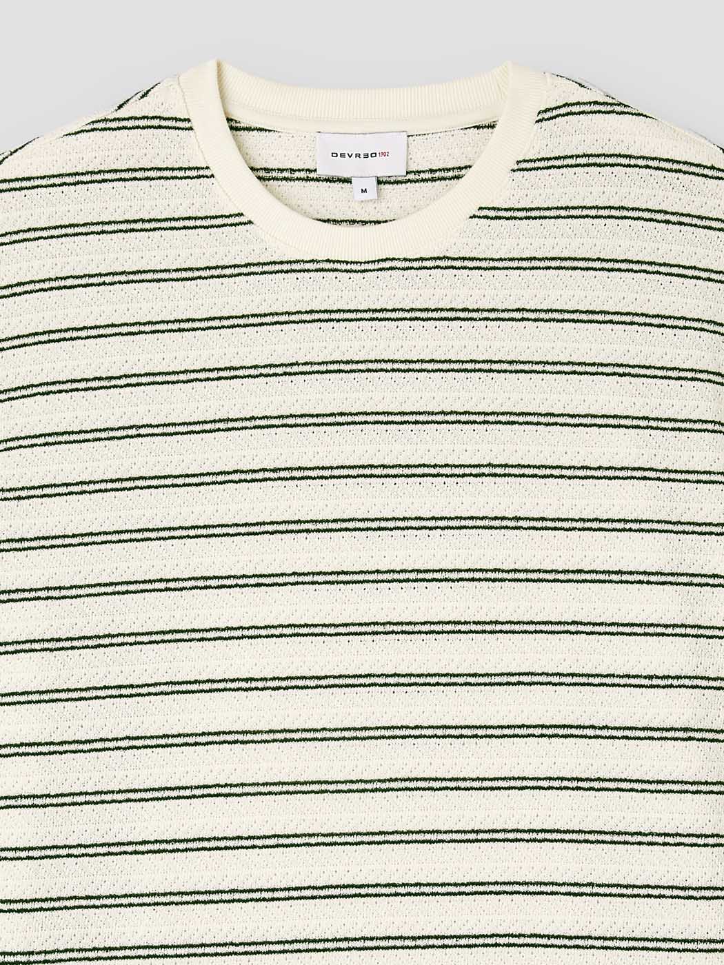 T-shirt col rond rayé - DEVRED 1902