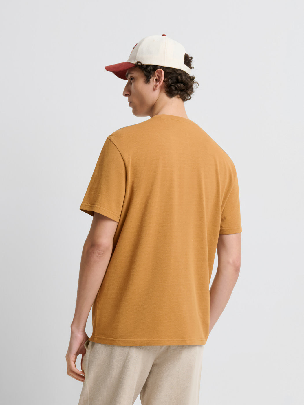 T-shirt col tunisien en coton - DEVRED 1902