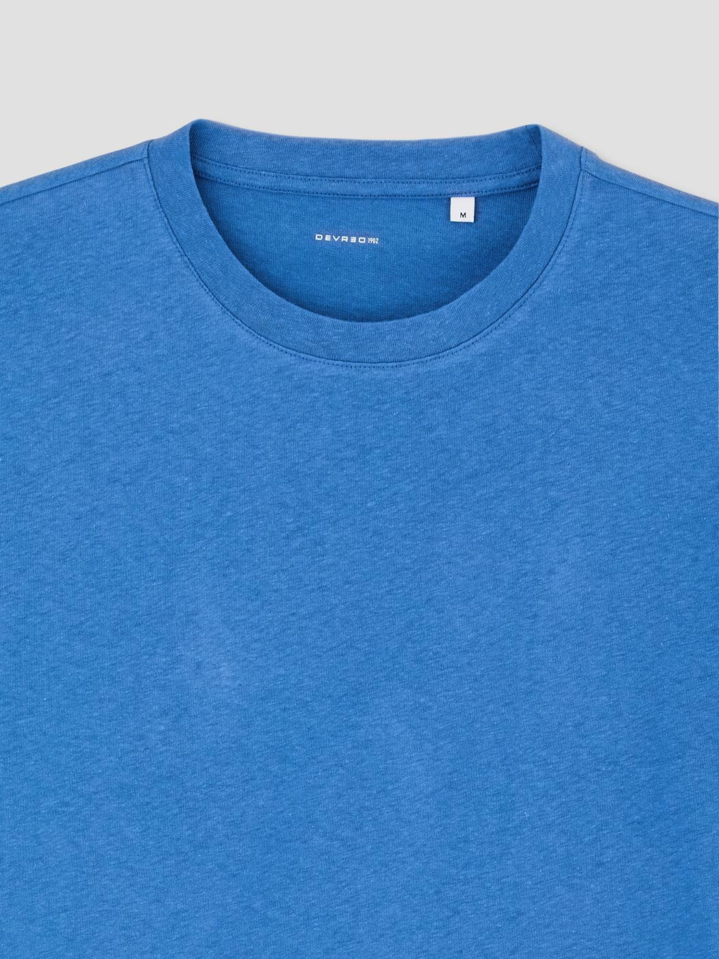 T-shirt col rond en coton lin - DEVRED 1902