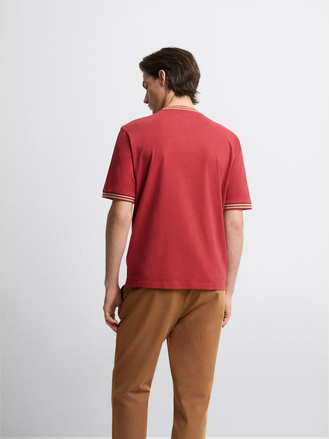 T-shirt col rond en coton à motifs - DEVRED 1902