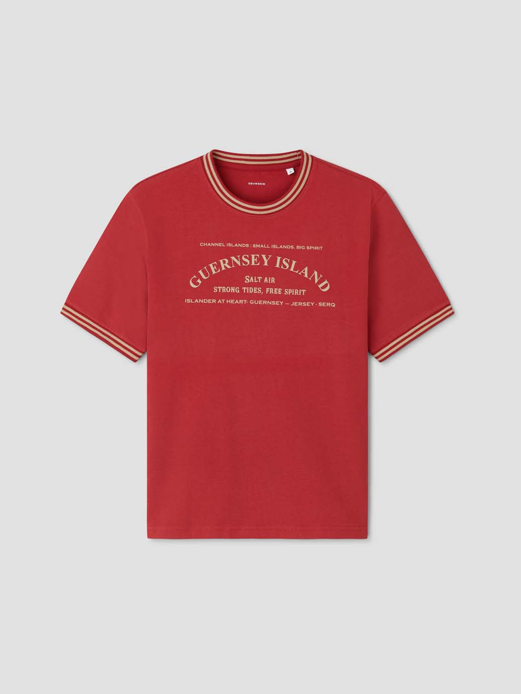T-shirt col rond en coton à motifs - DEVRED 1902