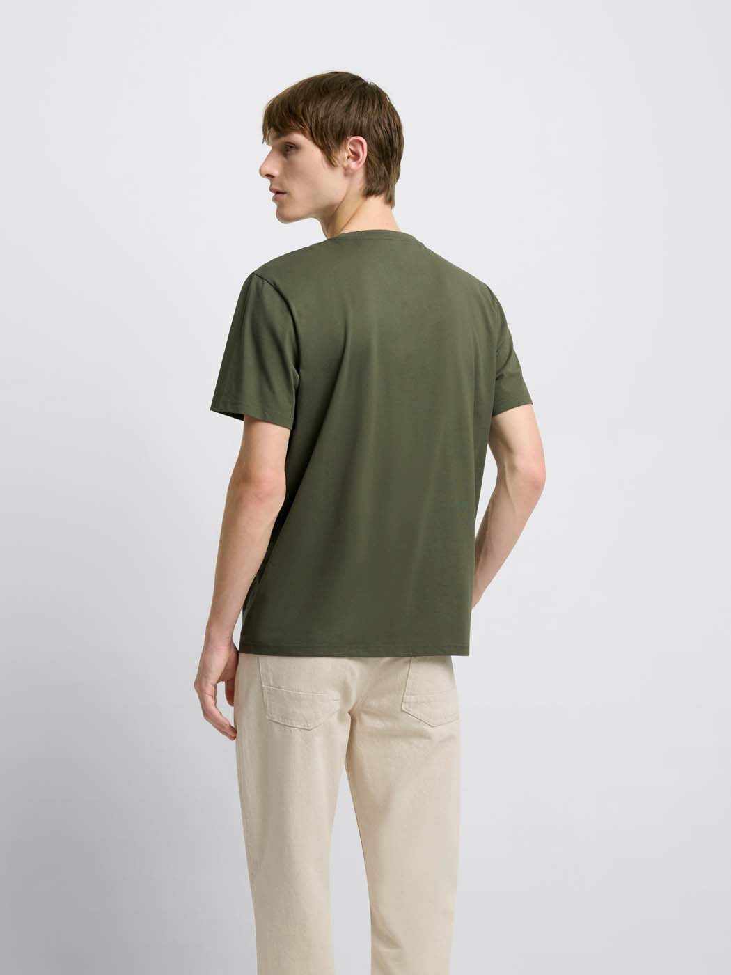 T-shirt col V en coton Supima® - DEVRED 1902