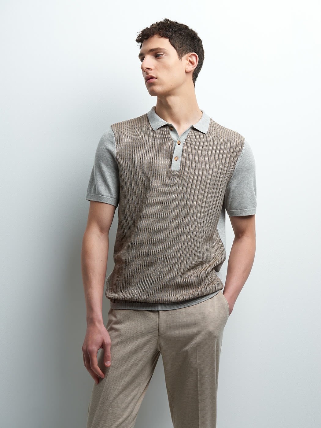 Polo maille col polo en coton bio - DEVRED 1902