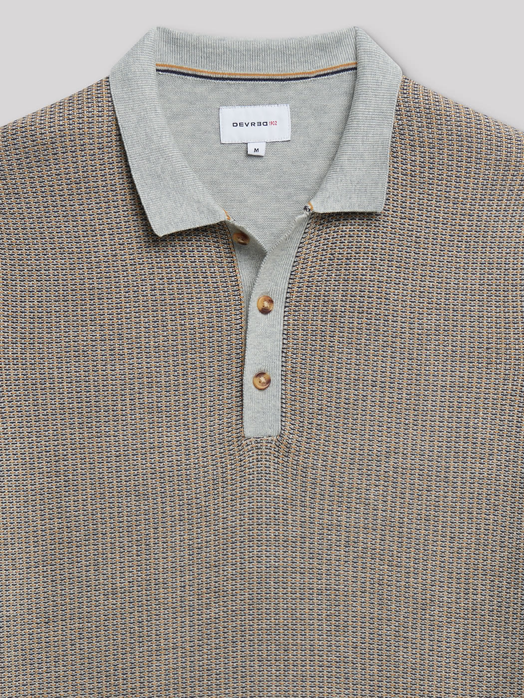 Polo maille col polo en coton bio - DEVRED 1902