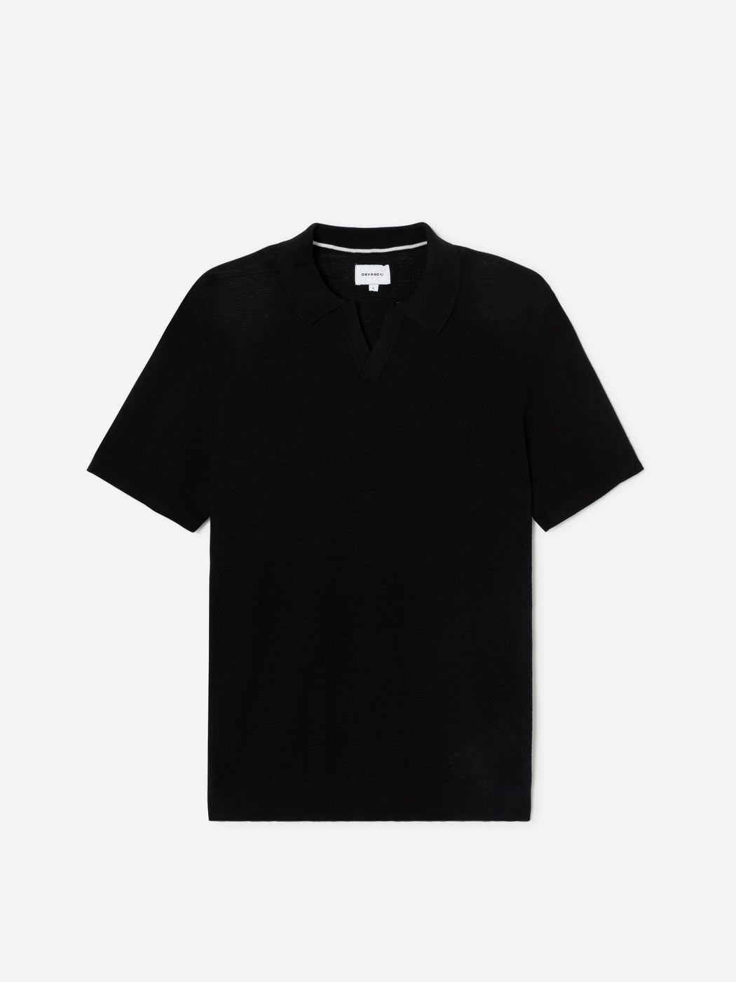 Polo maille col v 100% coton bio - DEVRED 1902