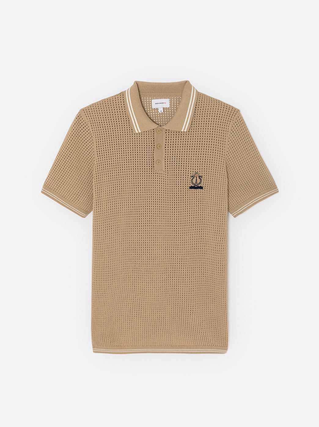 Polo maille col boutonné 100% coton - DEVRED 1902