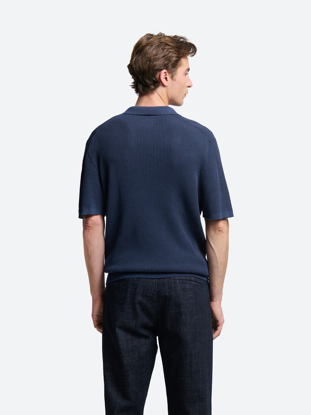 Polo maille col derby en coton bio - DEVRED 1902