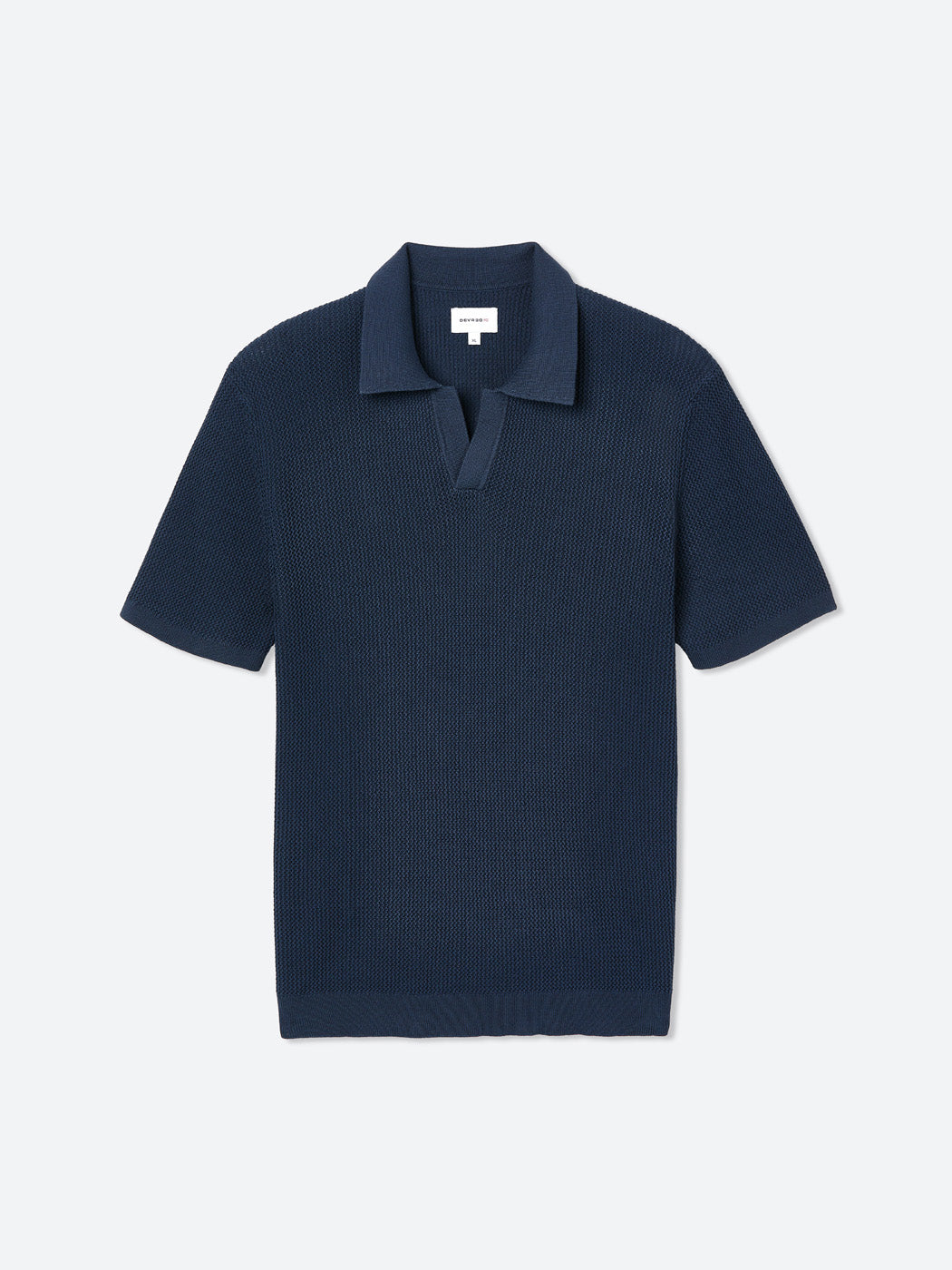 Polo maille col derby en coton bio - DEVRED 1902
