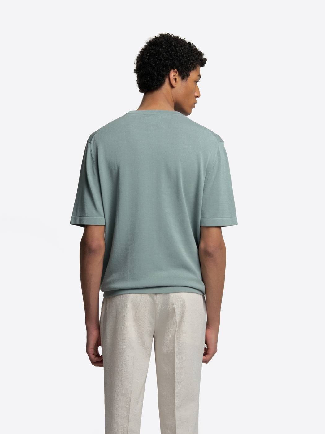 T-shirt maille col rond en coton - DEVRED 1902