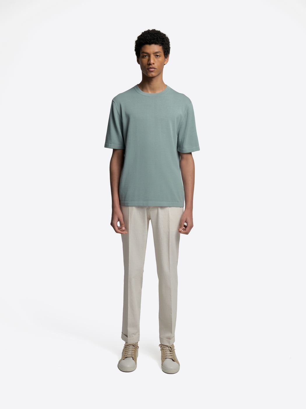 T-shirt maille col rond en coton - DEVRED 1902