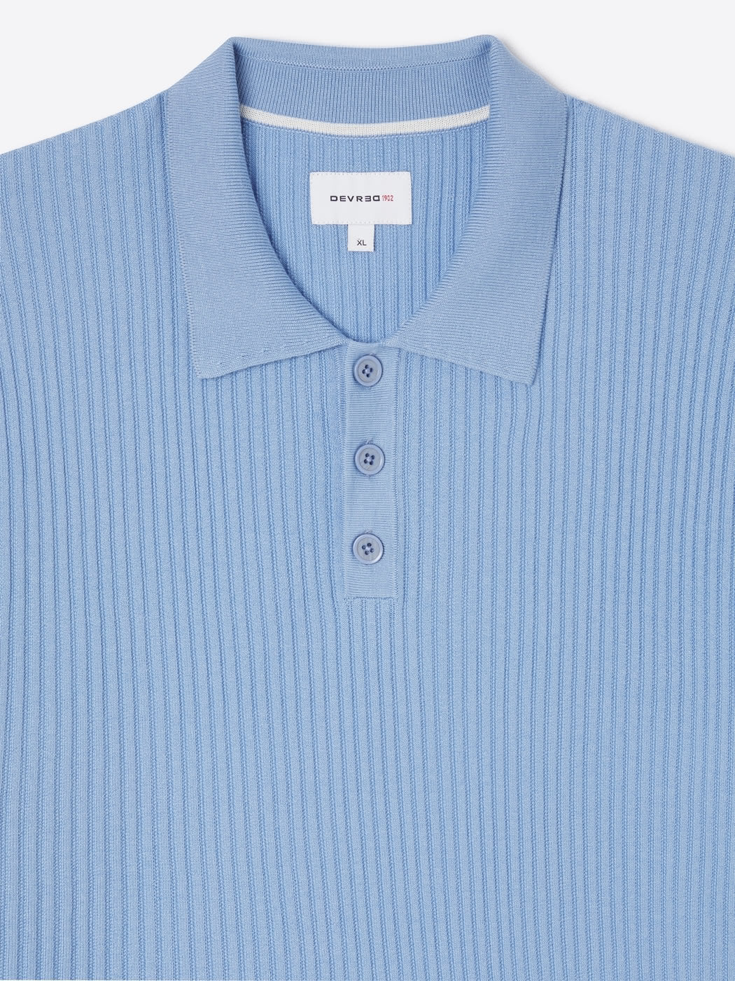Polo maille boutonné en coton - DEVRED 1902