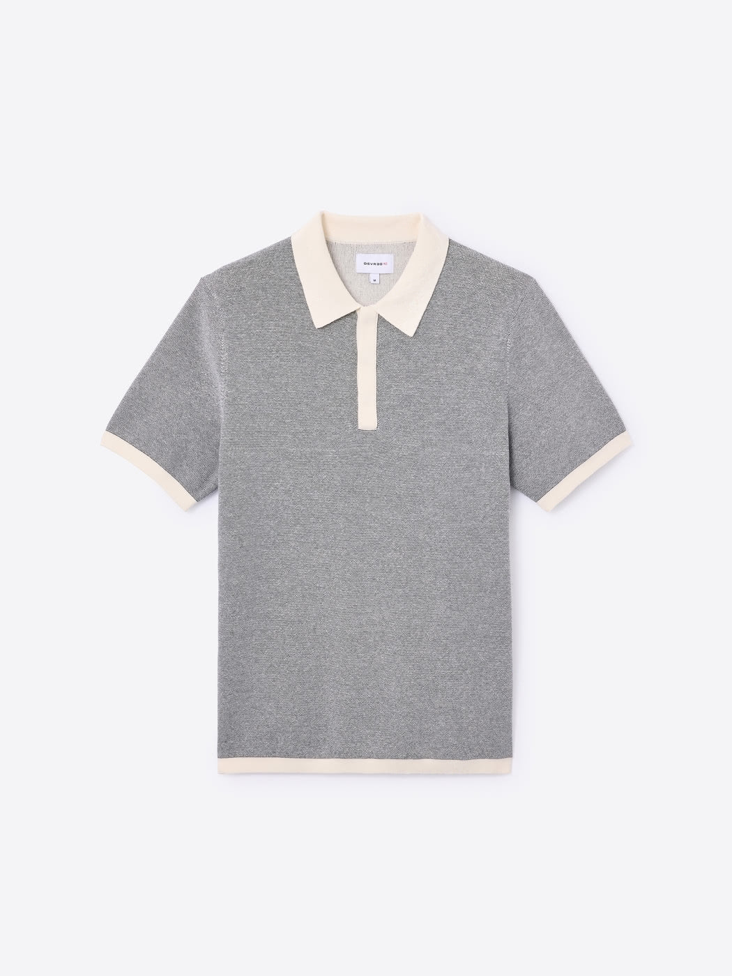 Polo maille boutonné en coton - DEVRED 1902