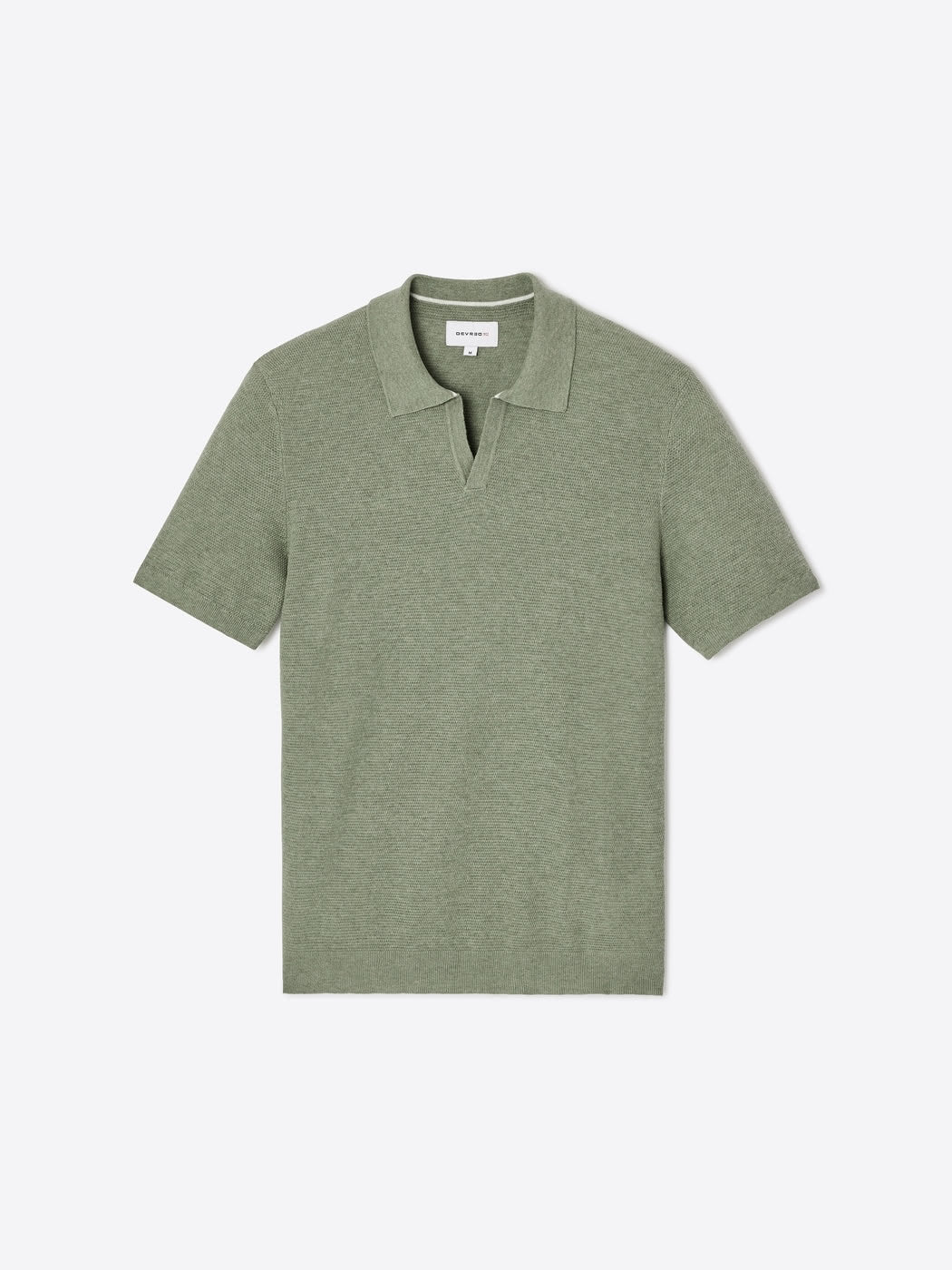 Polo maille col ouvert en coton bio - DEVRED 1902