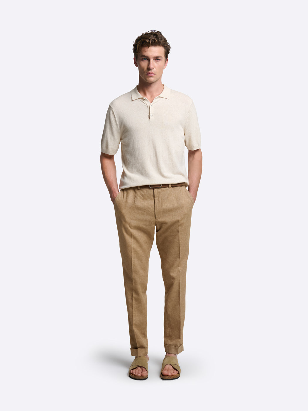 Polo col boutonné en maille - DEVRED 1902